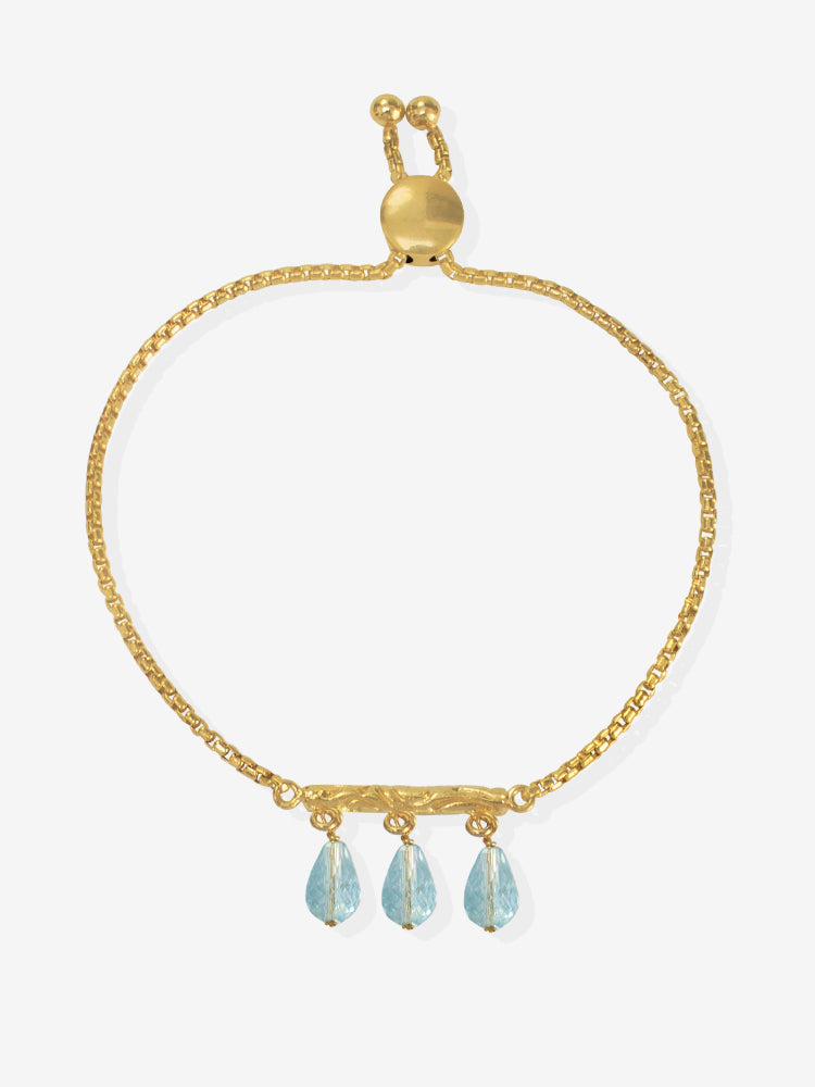 Tiziana Gold Vermeil Blue Topaz Bracelet