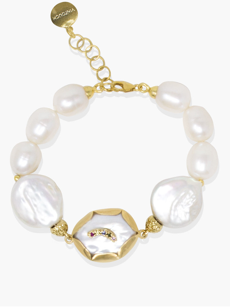 Over The Rainbow Pearl Bracelet