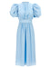 Rotate Birger Christensen 'Textured Midi Puffy' Dress