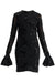 Rotate 'Mesh Mini Dress With Embroidered Flower Details
