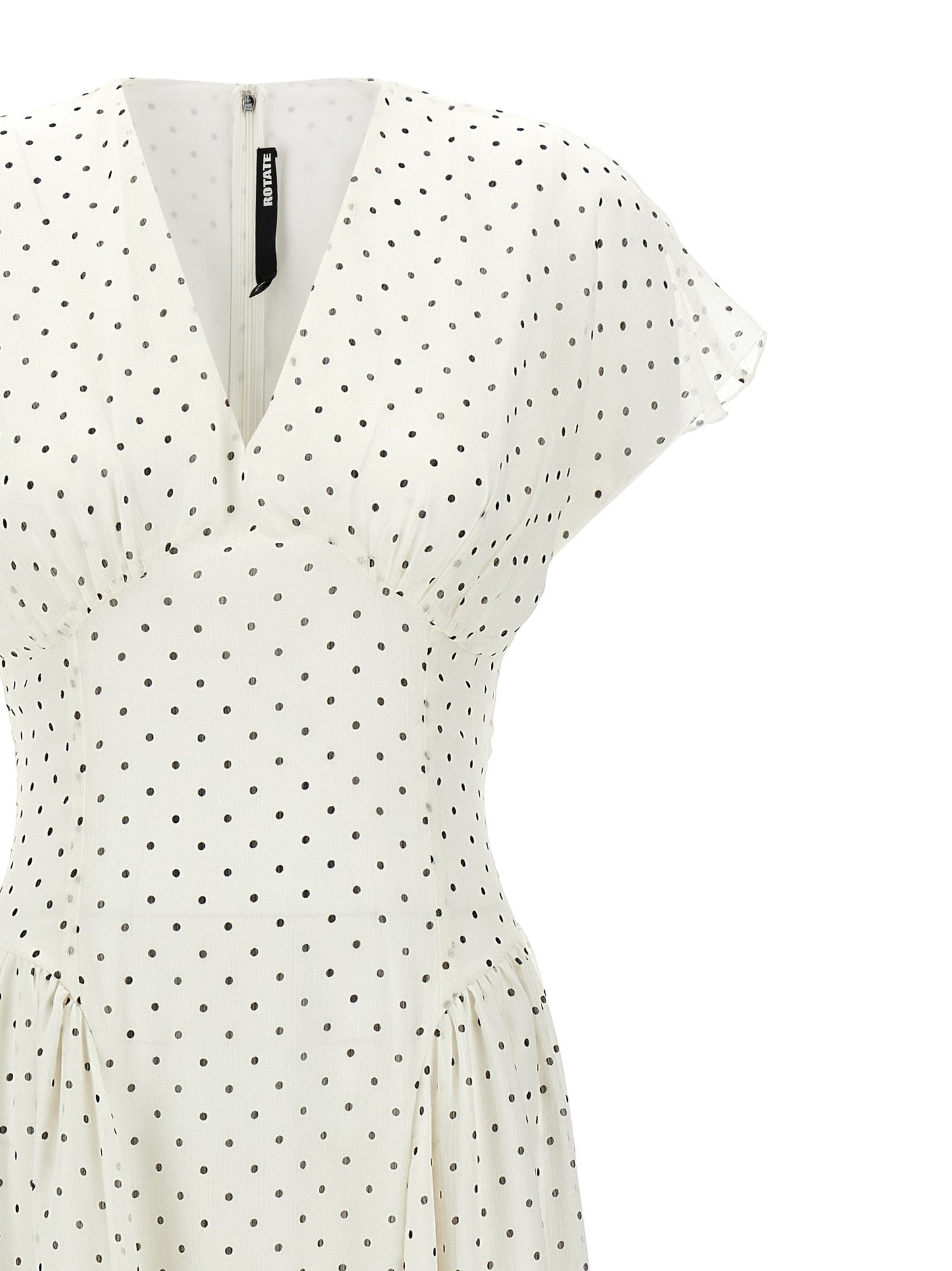 Rotate Birger Christensen Polka Dot Maxi Dress