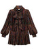 Saint Laurent Paris Lavallière Semi-sheer Dress In Paisley Lurex Silk