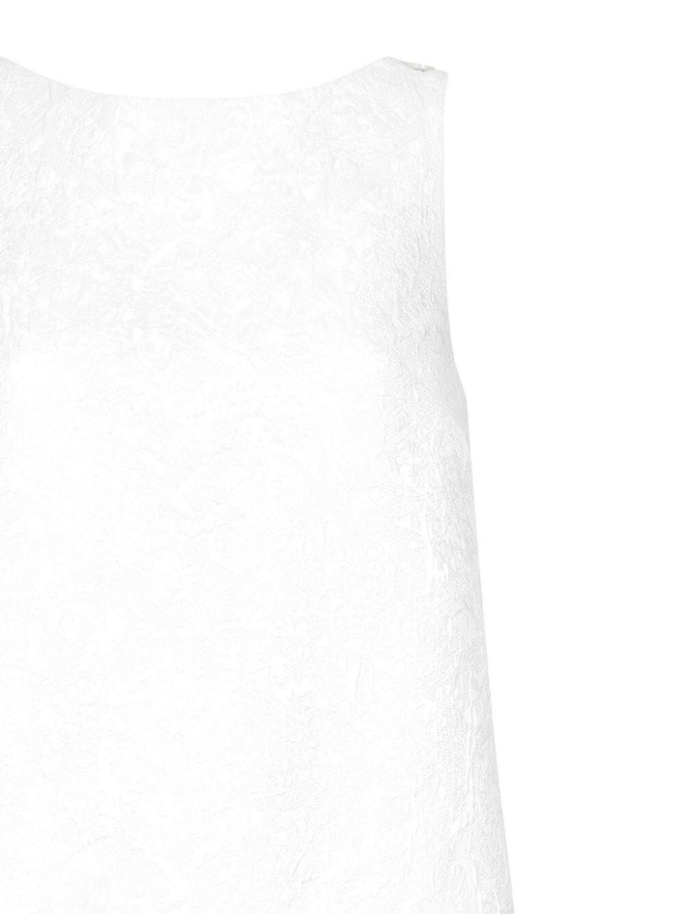 Dolce & Gabbana Short Brocade Dress With Back Neckline