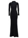 Off-White Long Hooded Dress