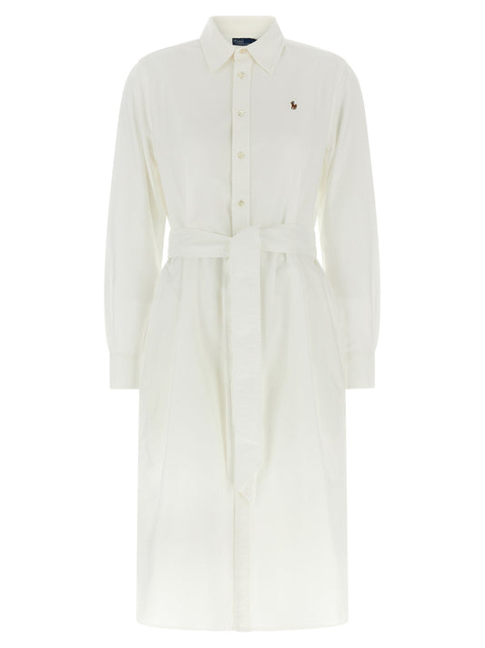 Polo Ralph Lauren Logo Embroidery Chemisier Dress