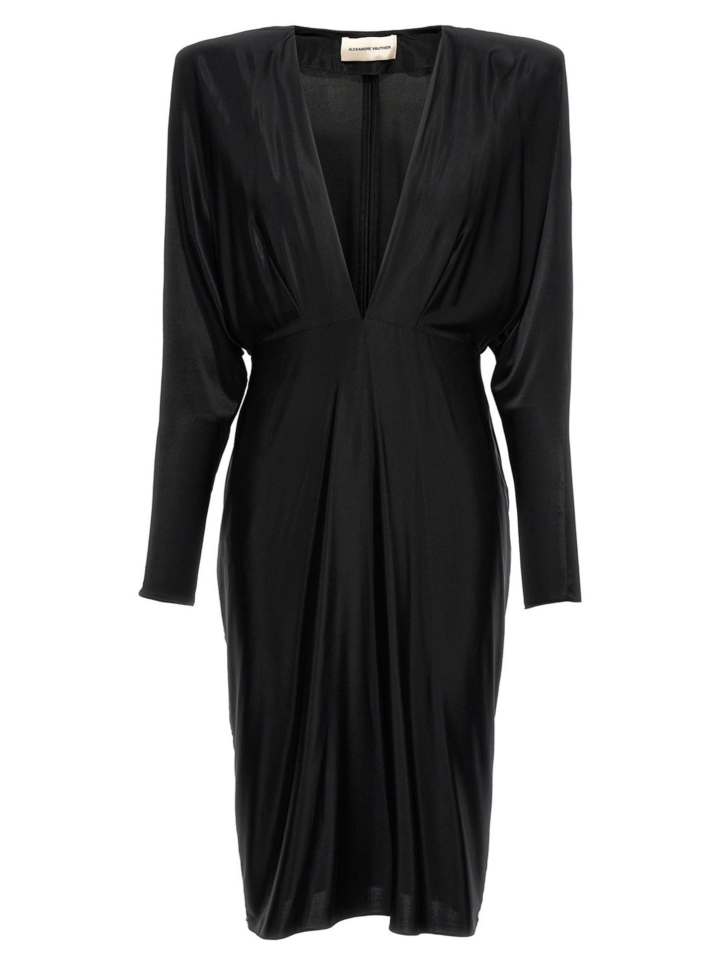 Alexandre Vauthier V-Neck Jersey Dress