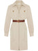Saint Laurent Paris Saharienne Belted Cotton Dress
