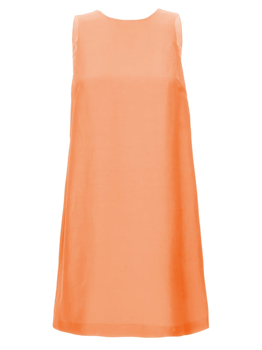 Twin Set Satin Dress With Chain Detail
