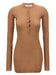 The Attico Ribbed Mini Dress