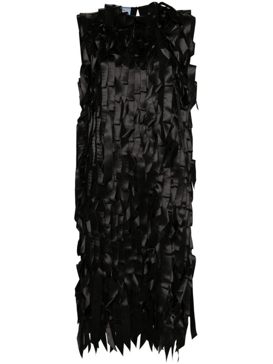 Prada Ribbon-detail Midi Dress