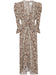 Isabel Marant Albini Gathered Silk Blend Midi Dress