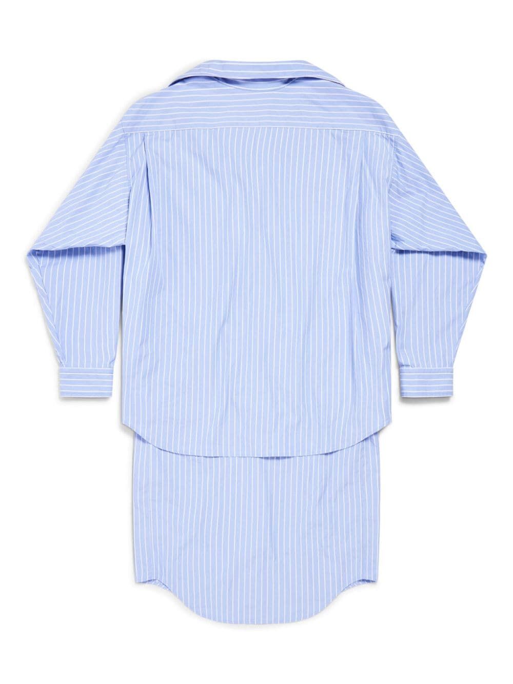 Balenciaga Layered Bb Classic Chemisier Dress