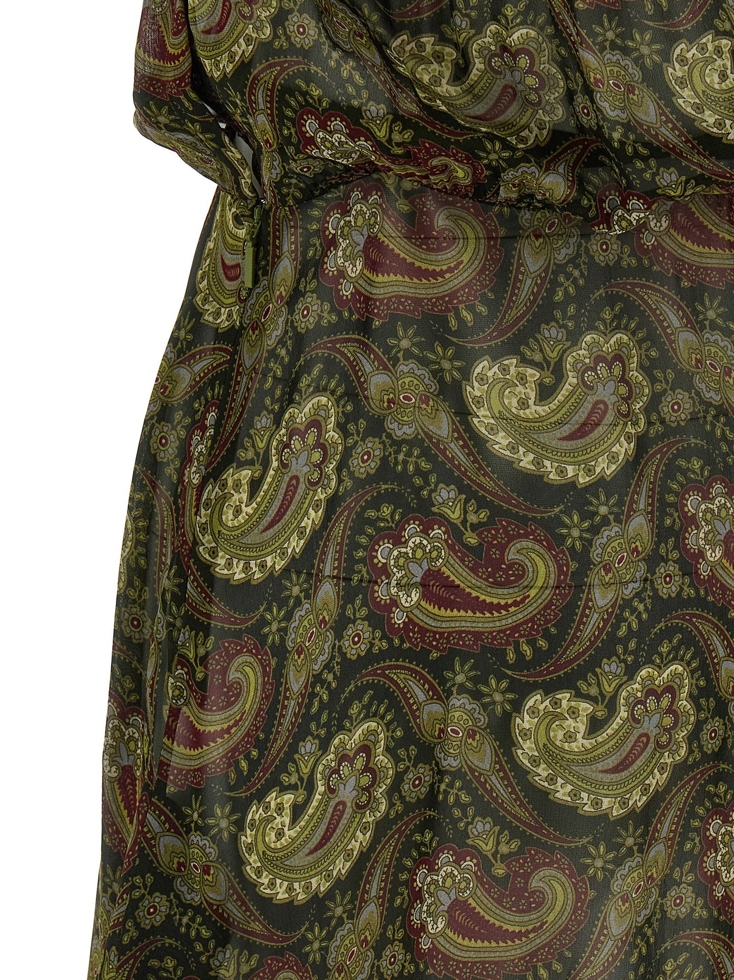 Saint Laurent Paisley Dress