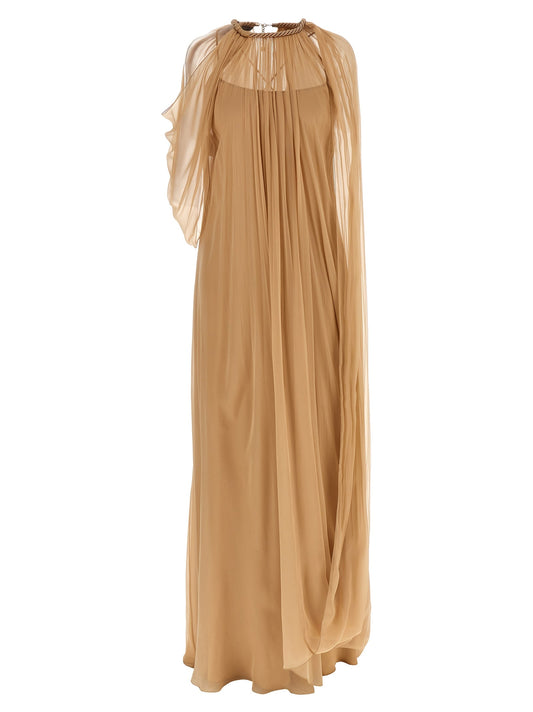 Alberta Ferretti Long Chiffon Dress