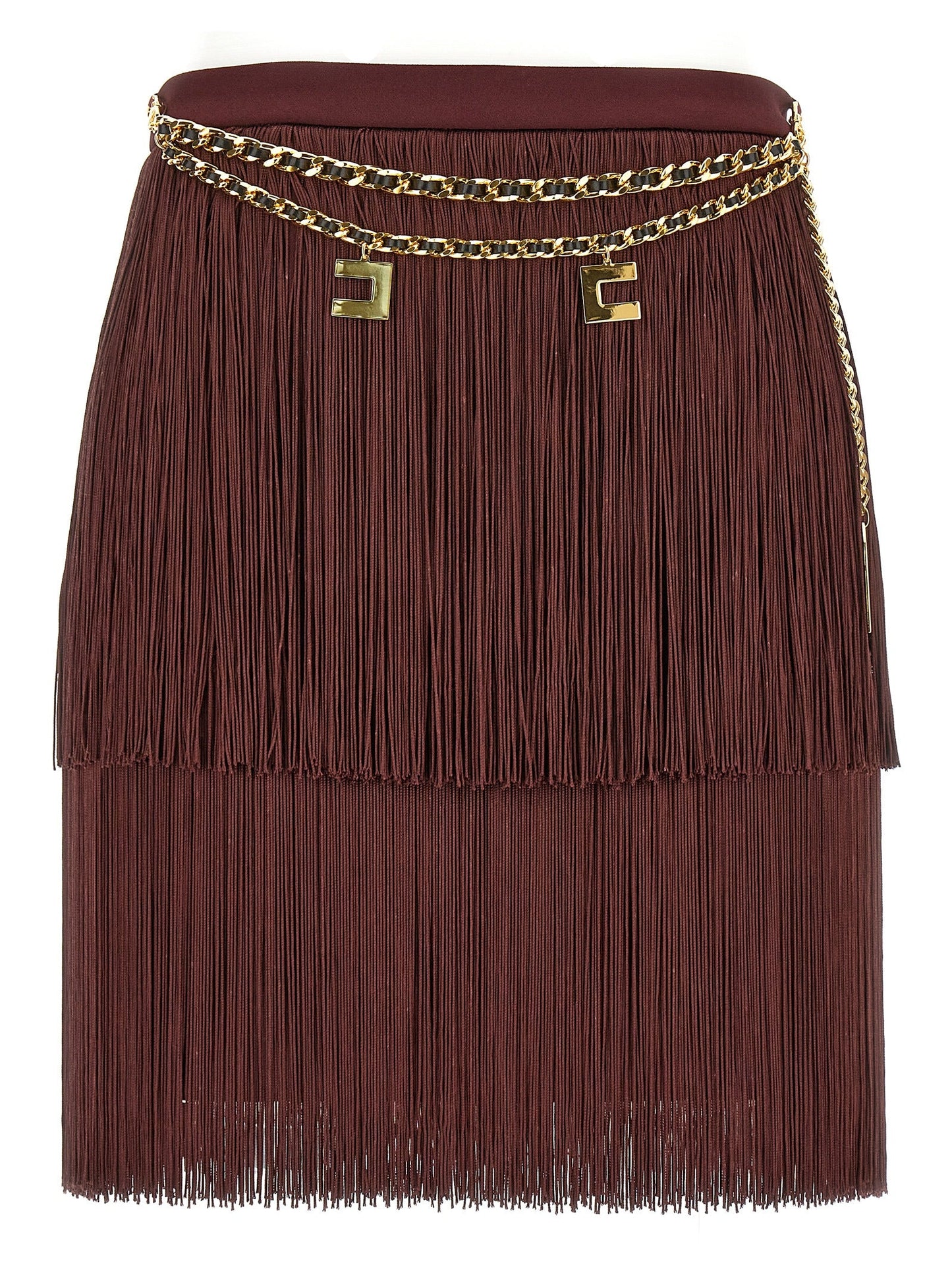 Elisabetta Franchi Fringed Dress