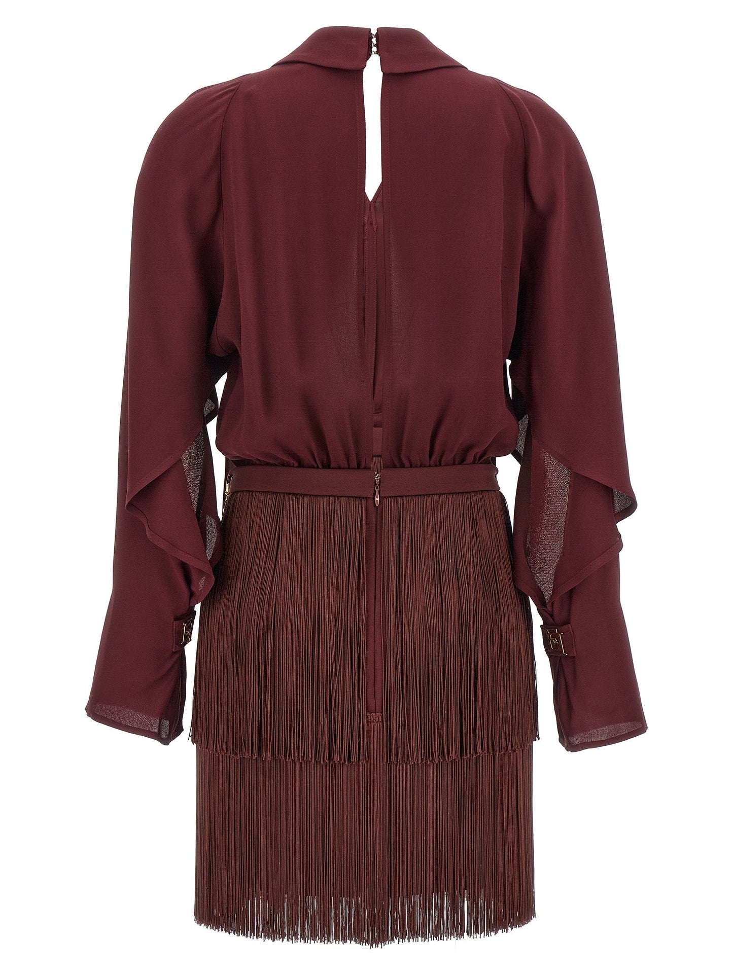 Elisabetta Franchi Fringed Dress
