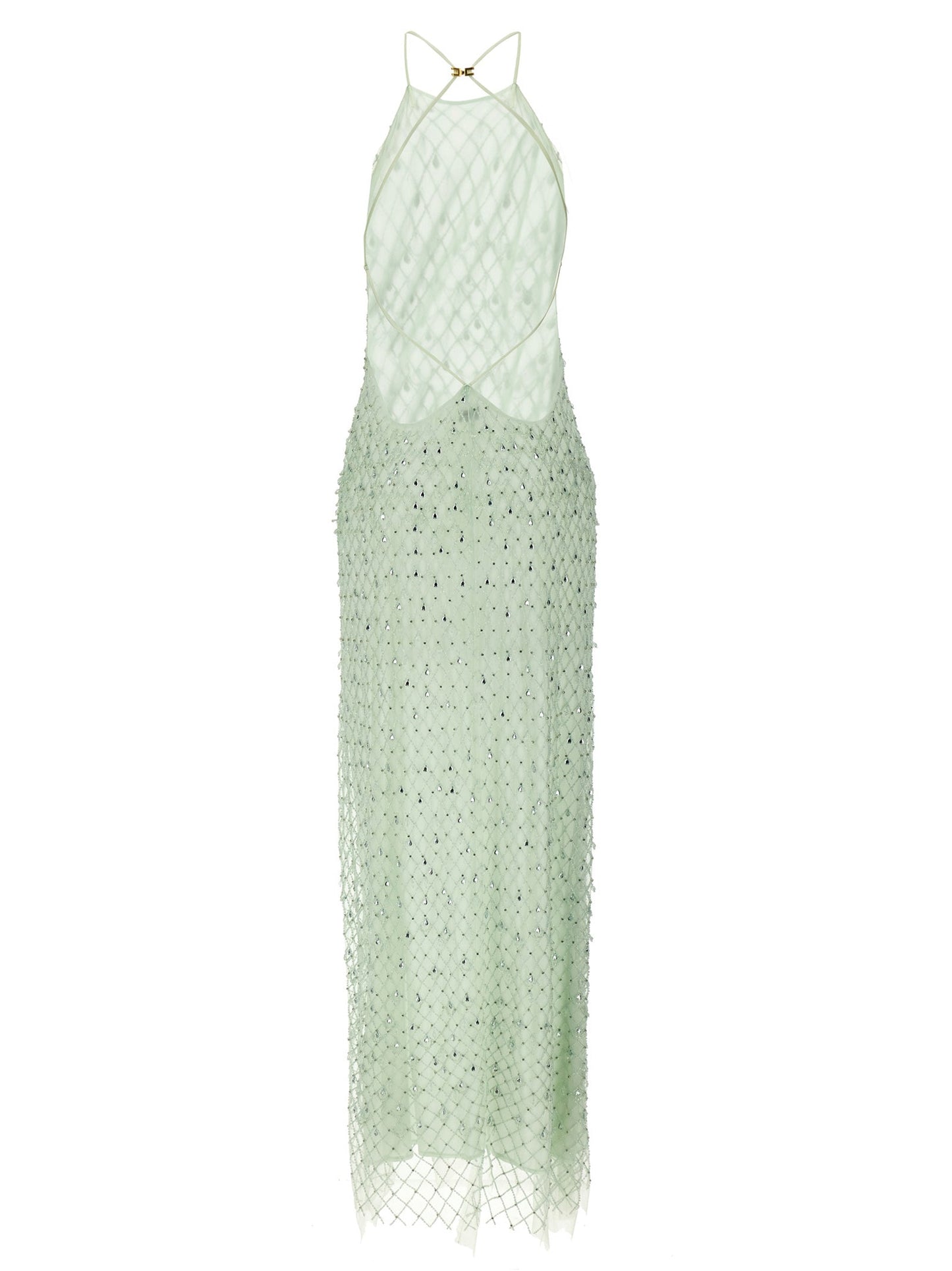 Elisabetta Franchi Crystal 'Red Carpet' Dress