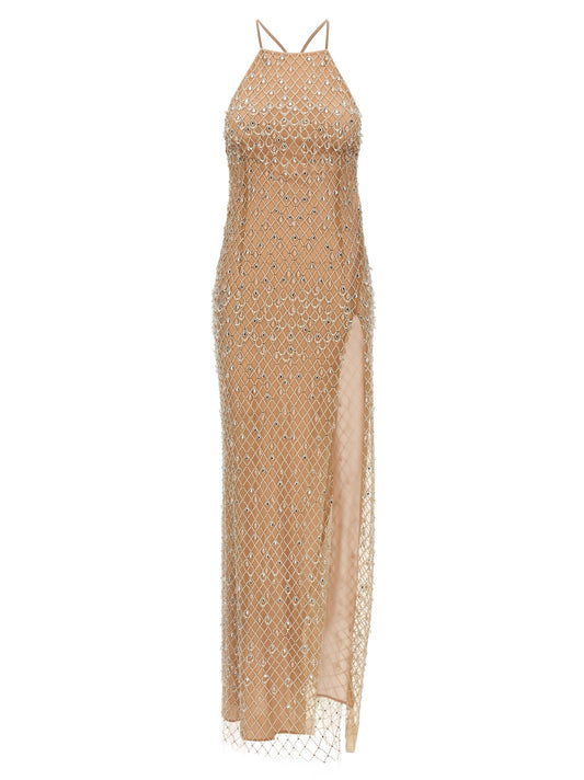 Elisabetta Franchi Crystal 'Red Carpet' Dress