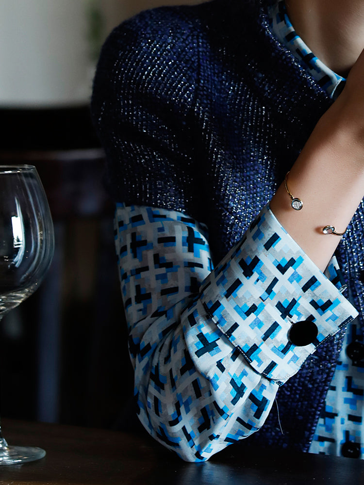 Positano Blue Topaz Cuff Bracelet