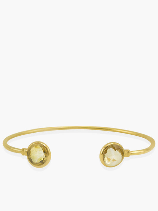 Sorrento Citrine Cuff Bracelet