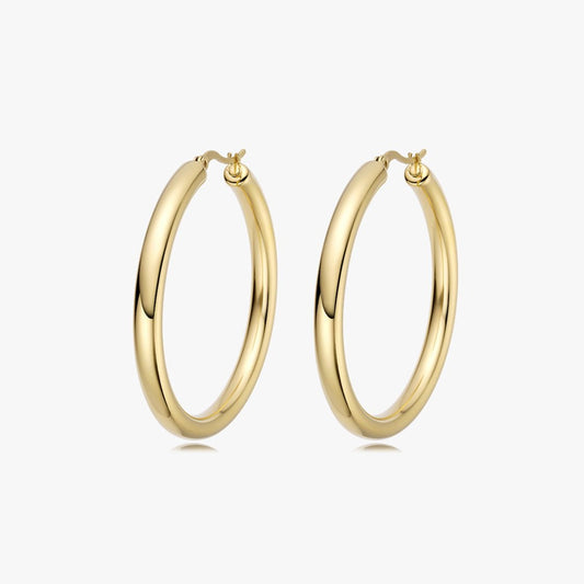 Large Classic hoop earrings