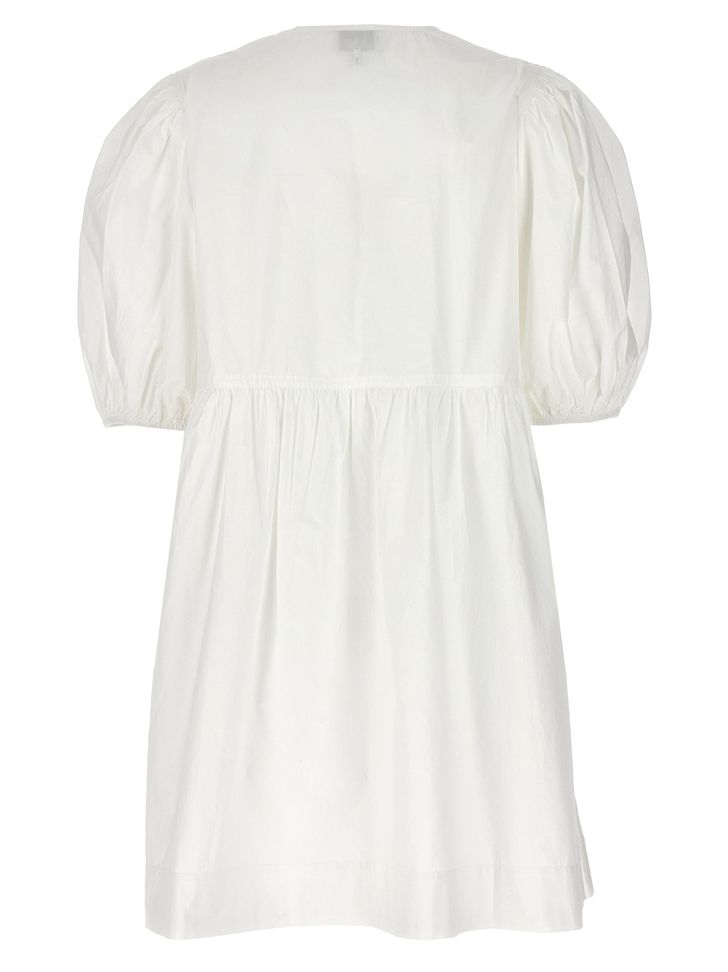 Ganni Knot Poplin Dress