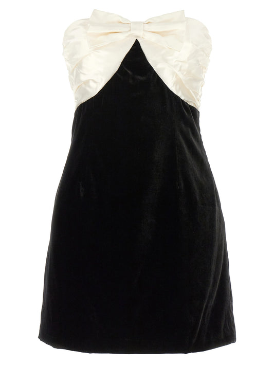 Alessandra Rich Bow Short Dress