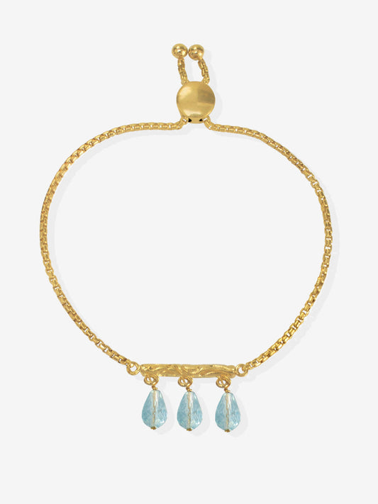 Tiziana Gold Vermeil Blue Topaz Bracelet