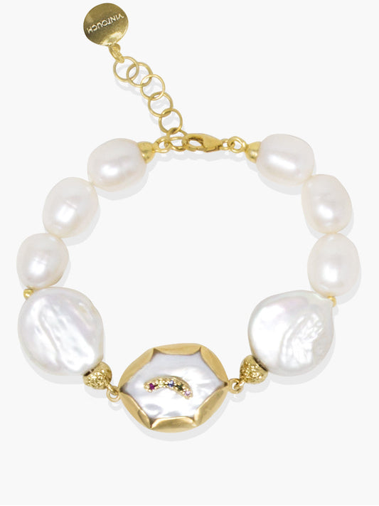 Over The Rainbow Pearl Bracelet