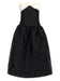 Self Portrait 'Black Taffeta Contrast Bow Midi' Dress