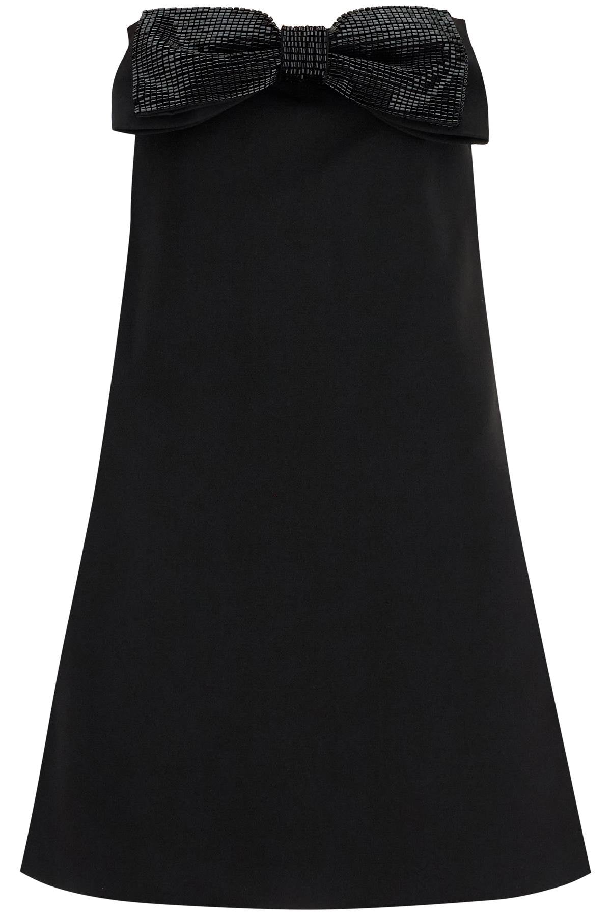 Self Portrait Strapless Mini Dress With Bow