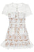 Self Portrait Lace Mini Dress With Belt