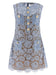 Self Portrait 'Blue Fine Lace Mini' Dress