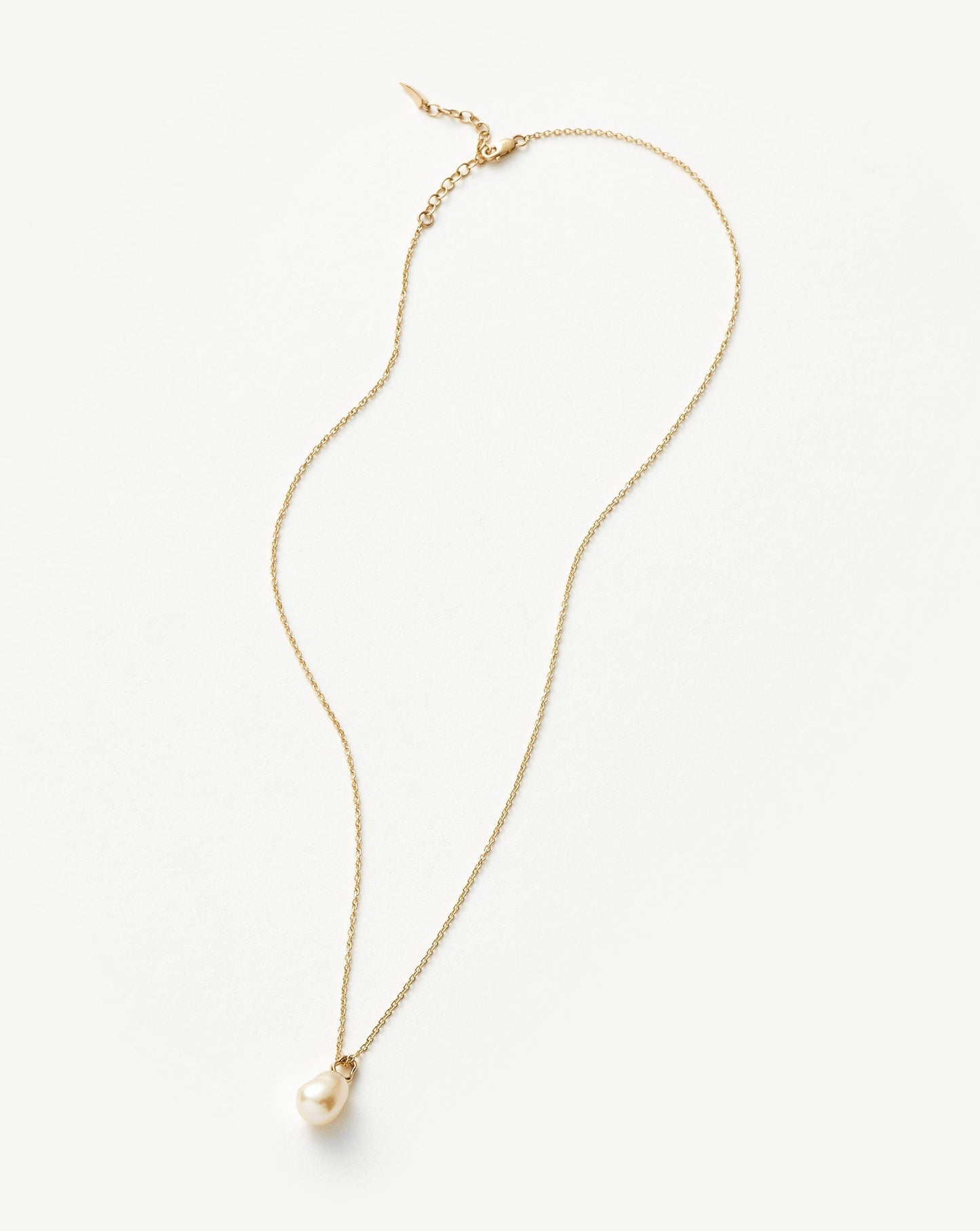 Fine Baroque Pearl Organic Pendant Necklace