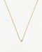 Fine Diamond Solitaire Pendant Necklace | 14k Solid Gold/Diamond
