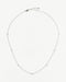 Fine Floating Diamond Necklace | 14k White Gold
