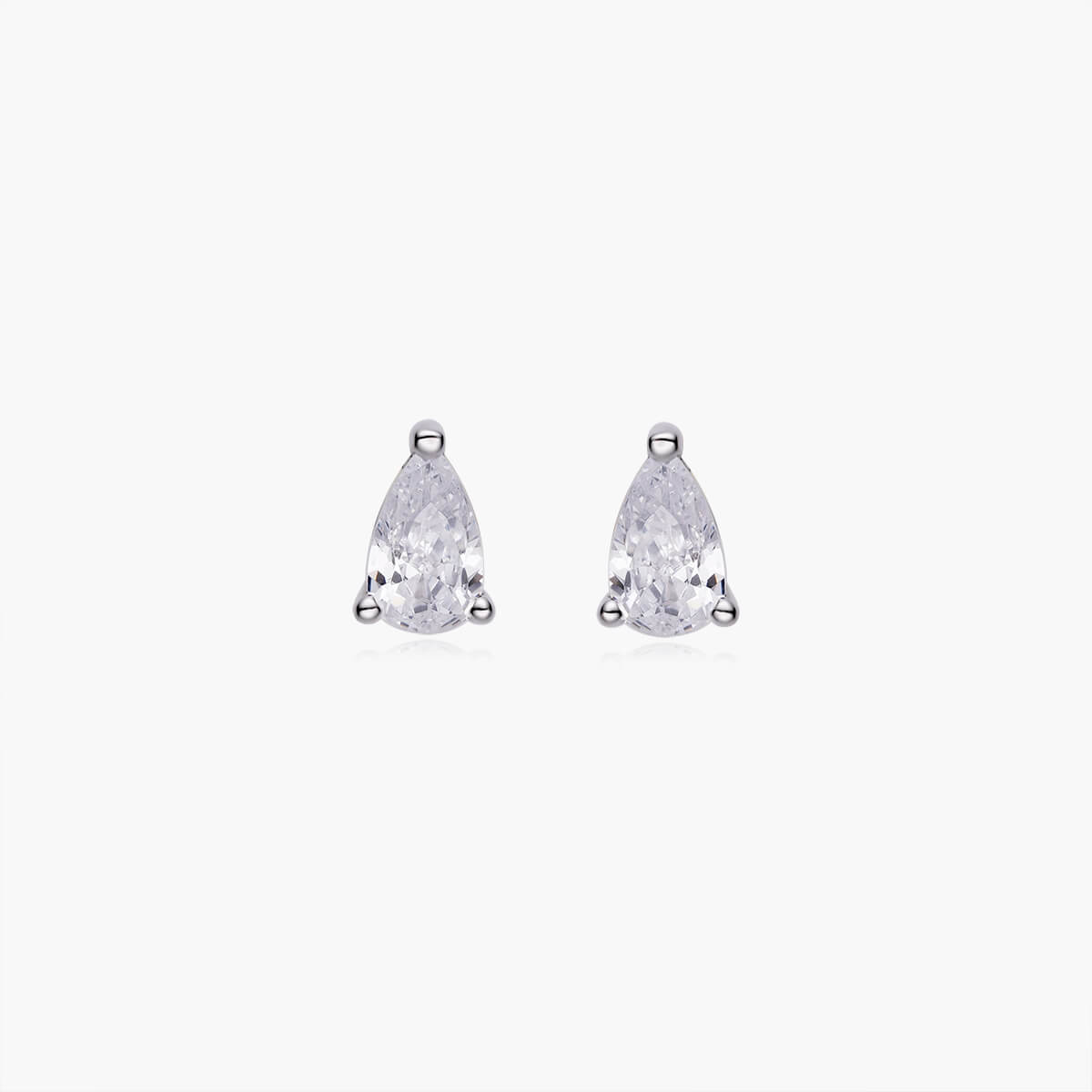 Dainty Pear-cut Stud Earrings